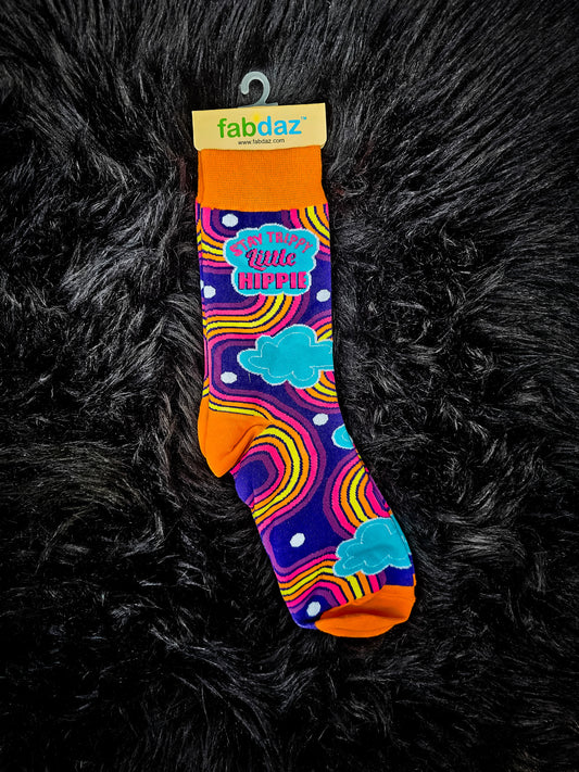 Stay Trippy Little Hippie Socks