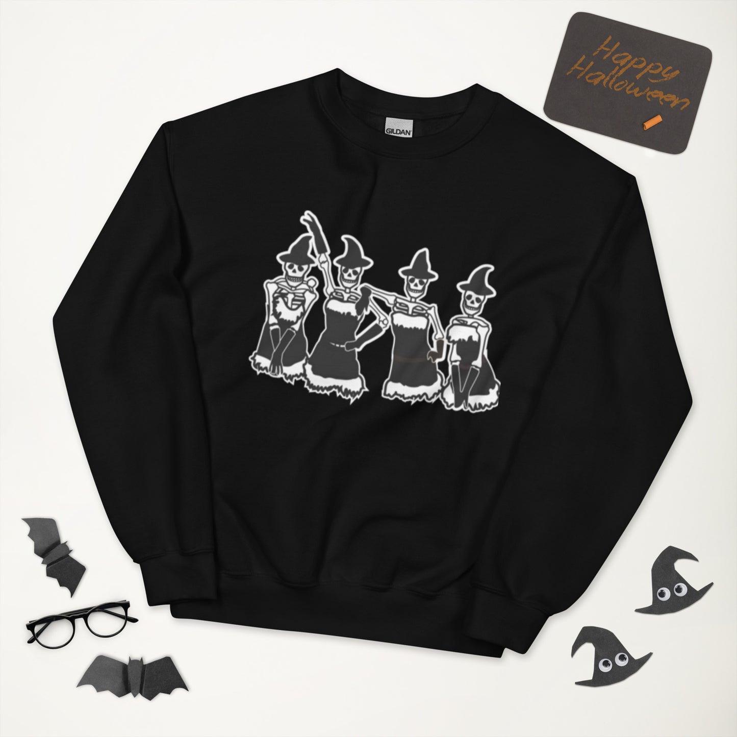 Mean Ghouls Halloween Crewneck Sweatshirt