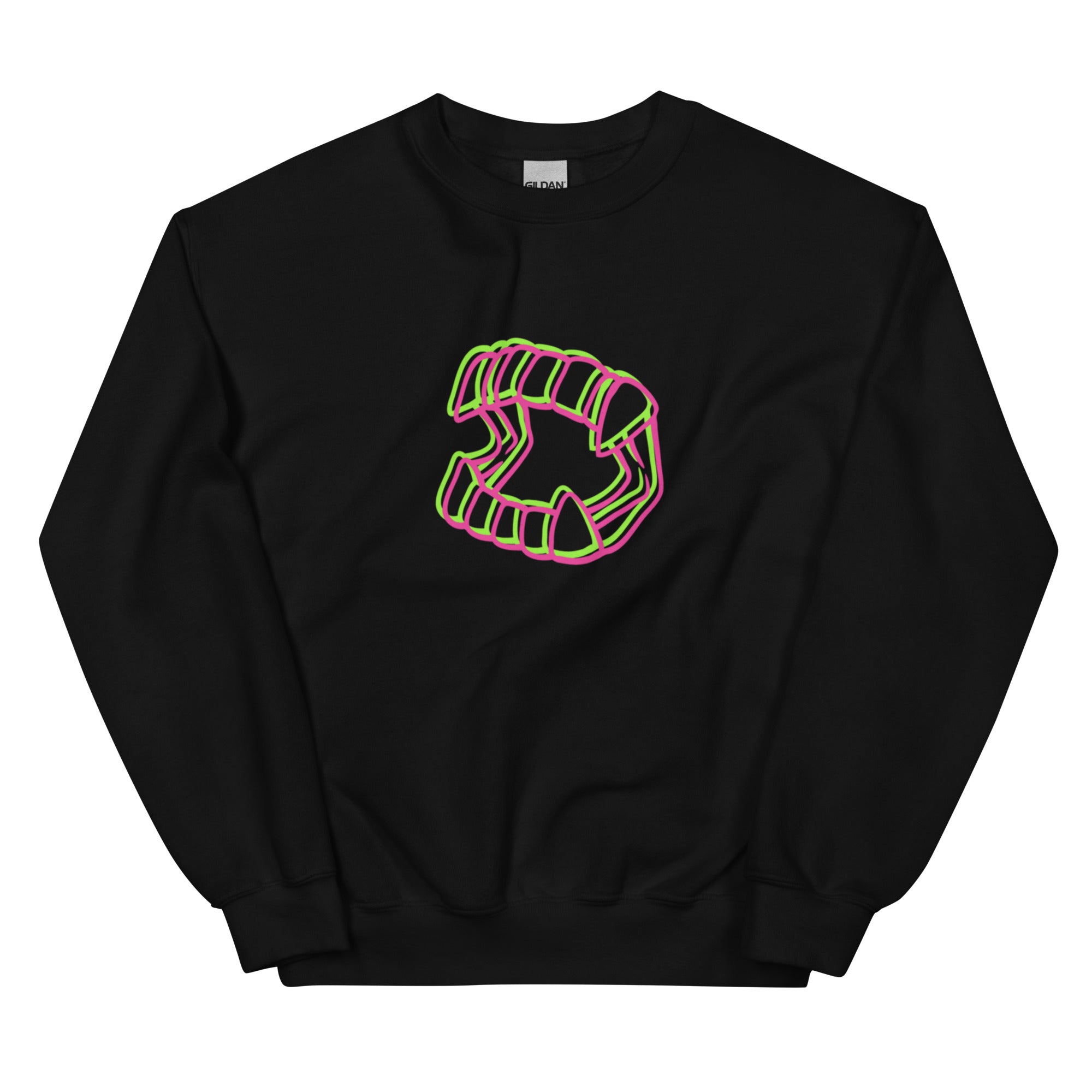 Neon crew neck clearance sweatshirt