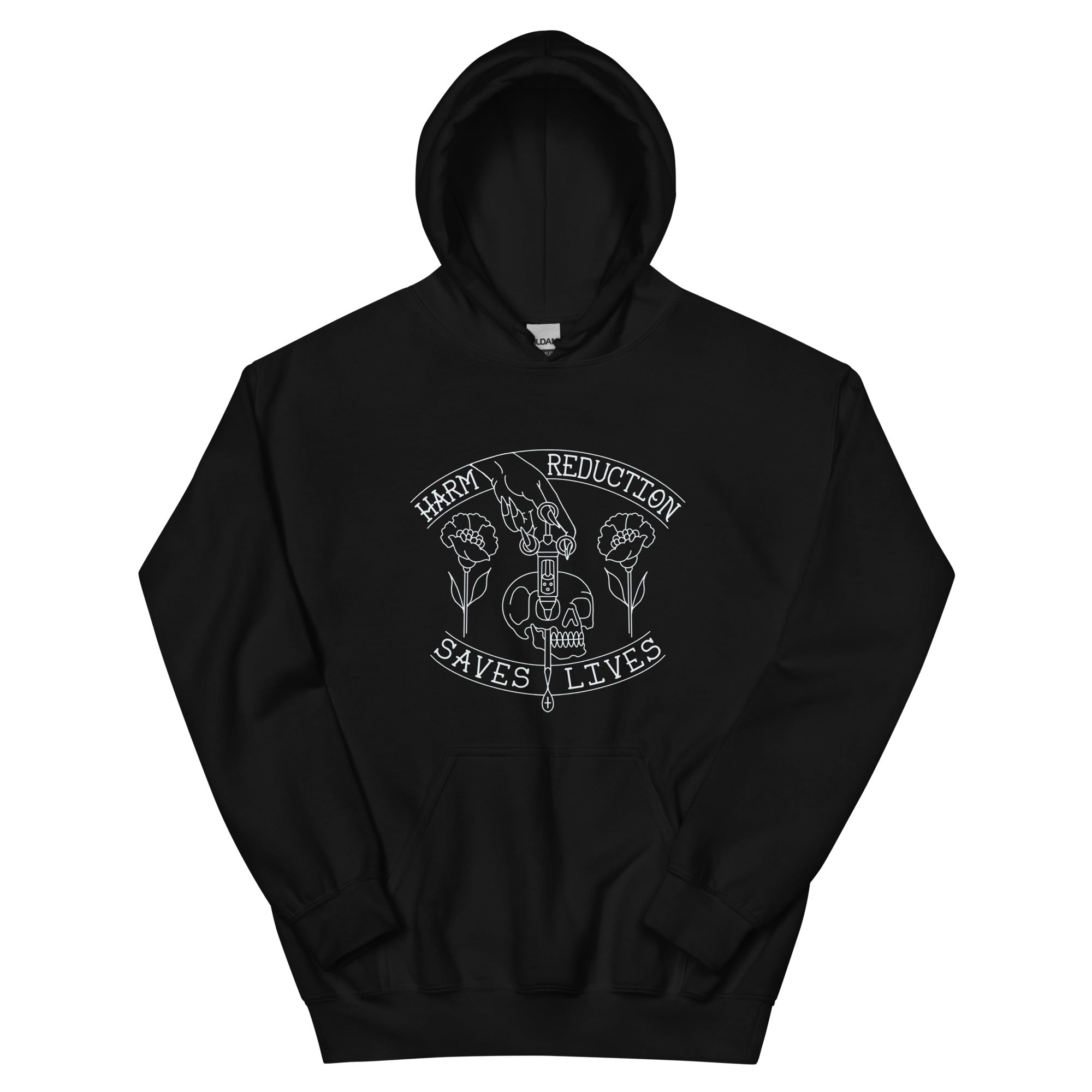 Harm Reduction Saves Lives Hoodie – Spooky After School