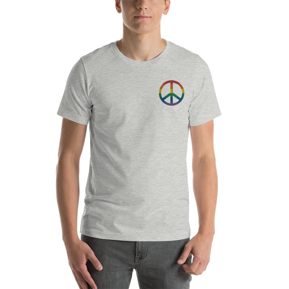 Rainbow Peace Sign T-shirt