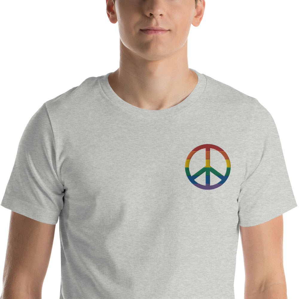 Rainbow Peace Sign T-shirt