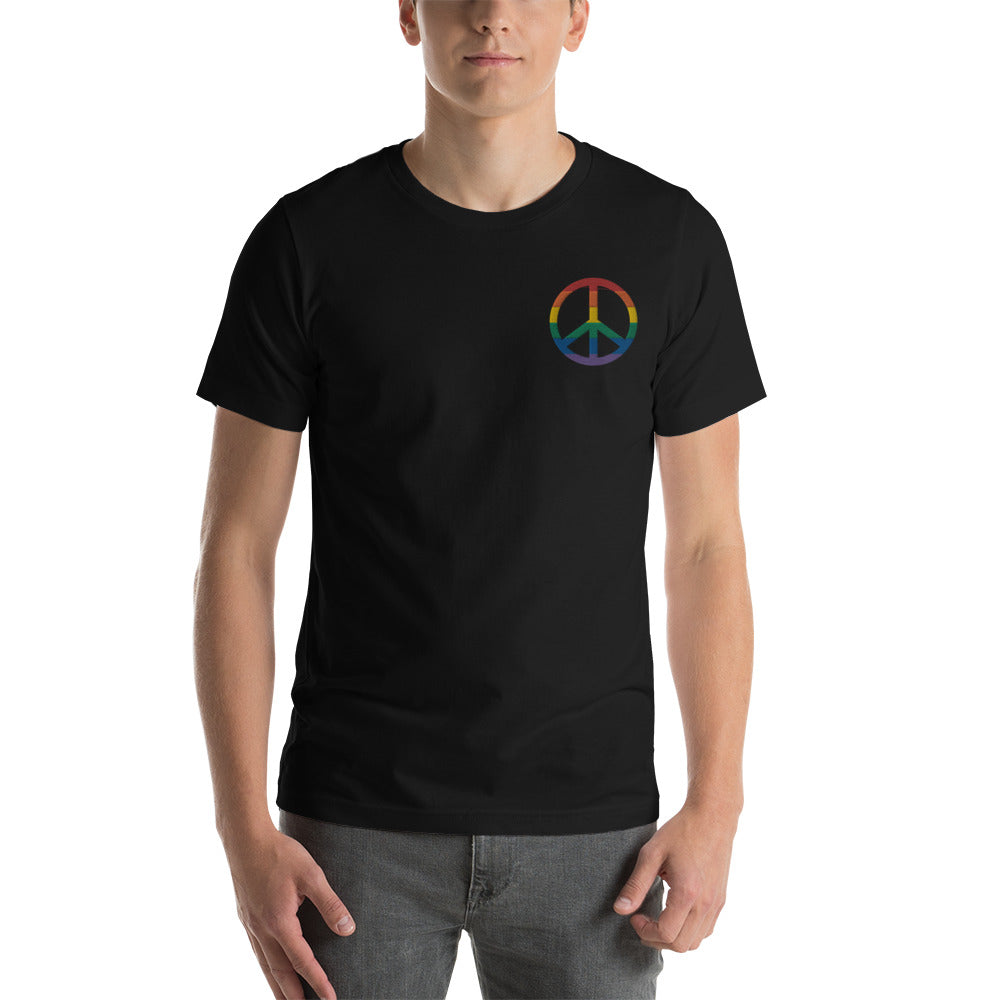 Rainbow Peace Sign T-shirt