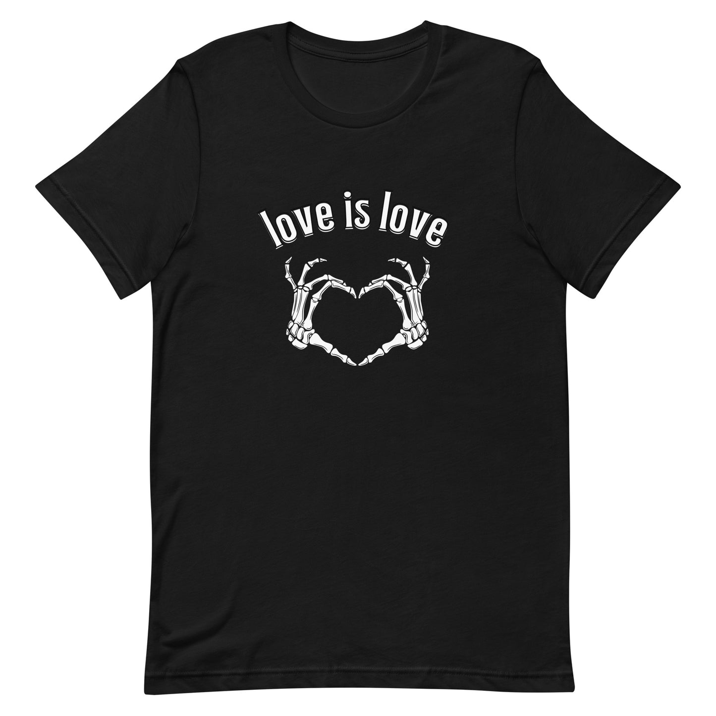 Love is Love Skelly Hand T-shirt