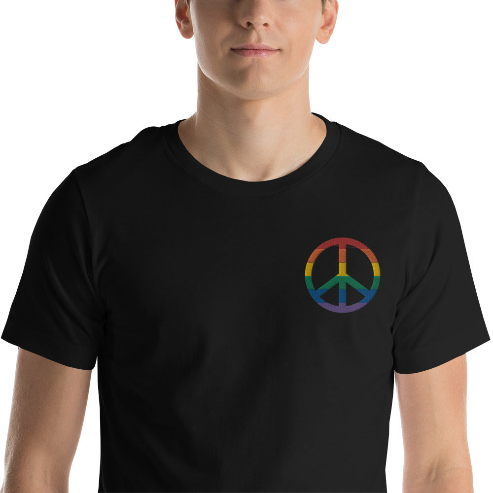 Rainbow Peace Sign T-shirt