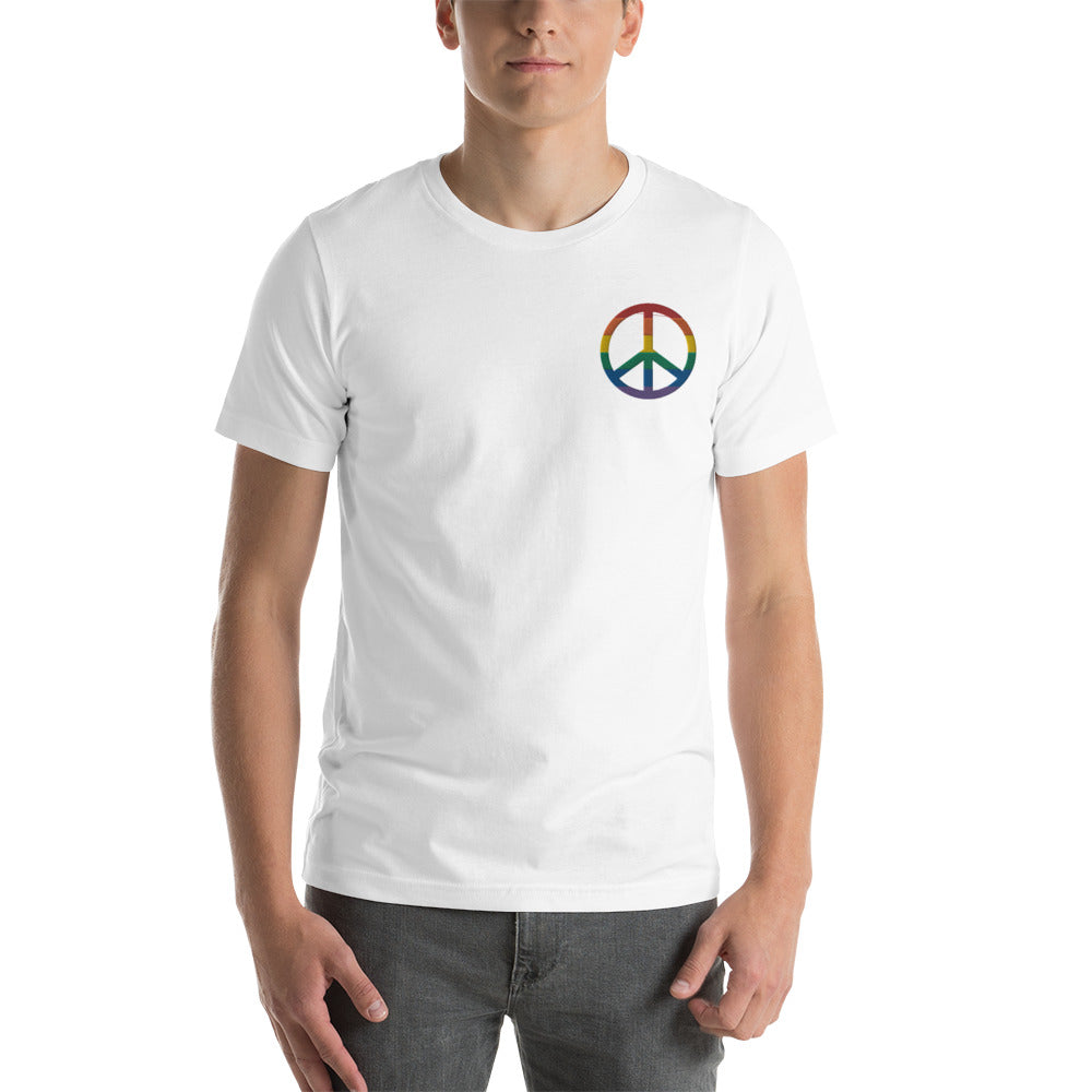 Rainbow Peace Sign T-shirt