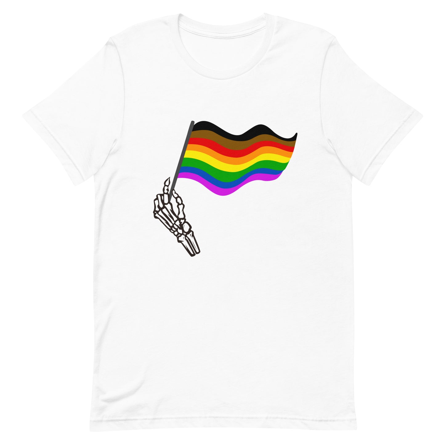 Skelly Hand Pride Flag T-shirt