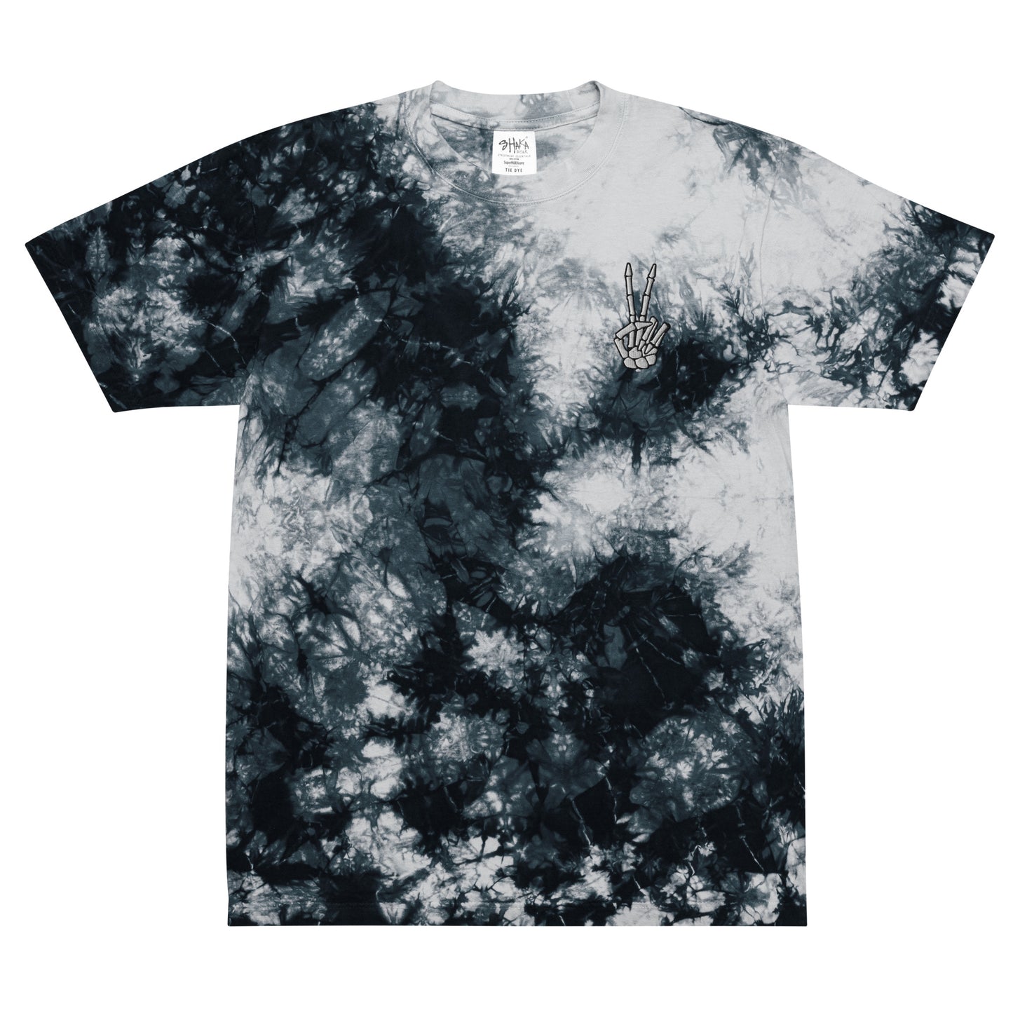 Skelly Hand Tie Dye Oversized Tee