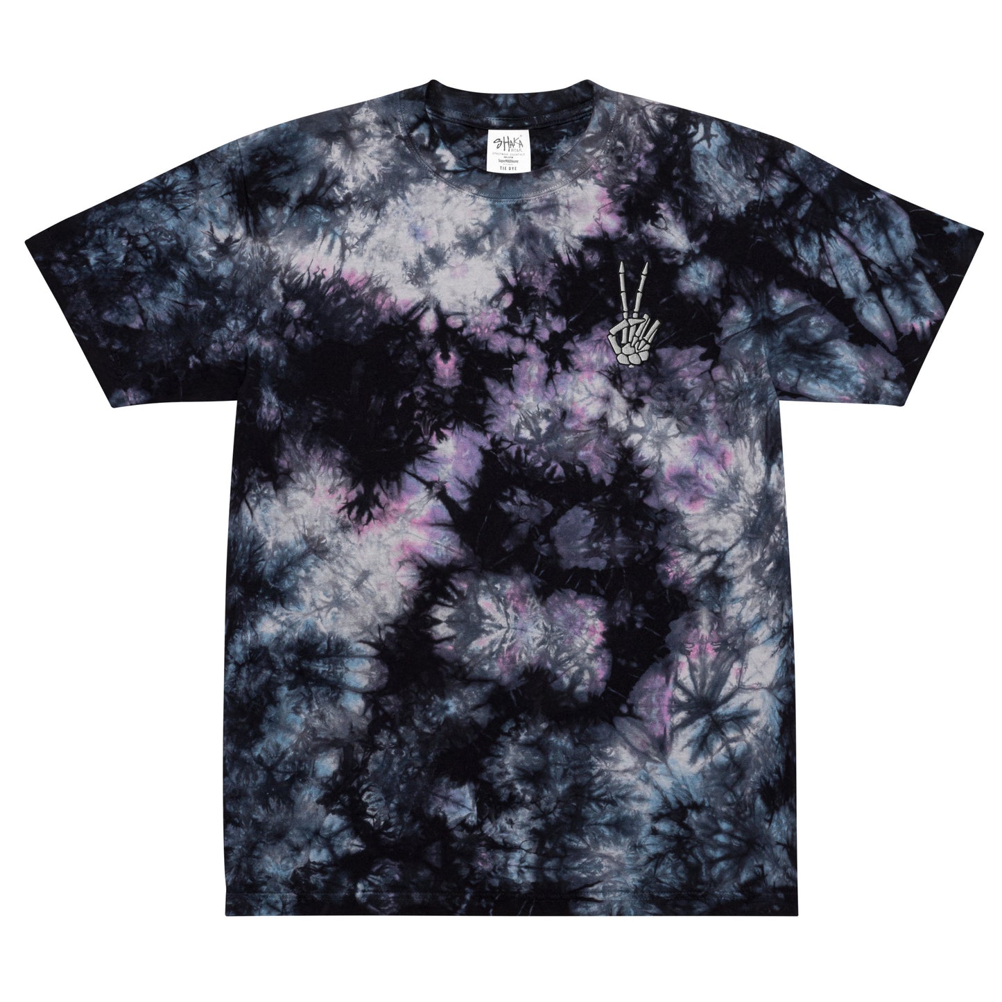 Skelly Hand Tie Dye Oversized Tee