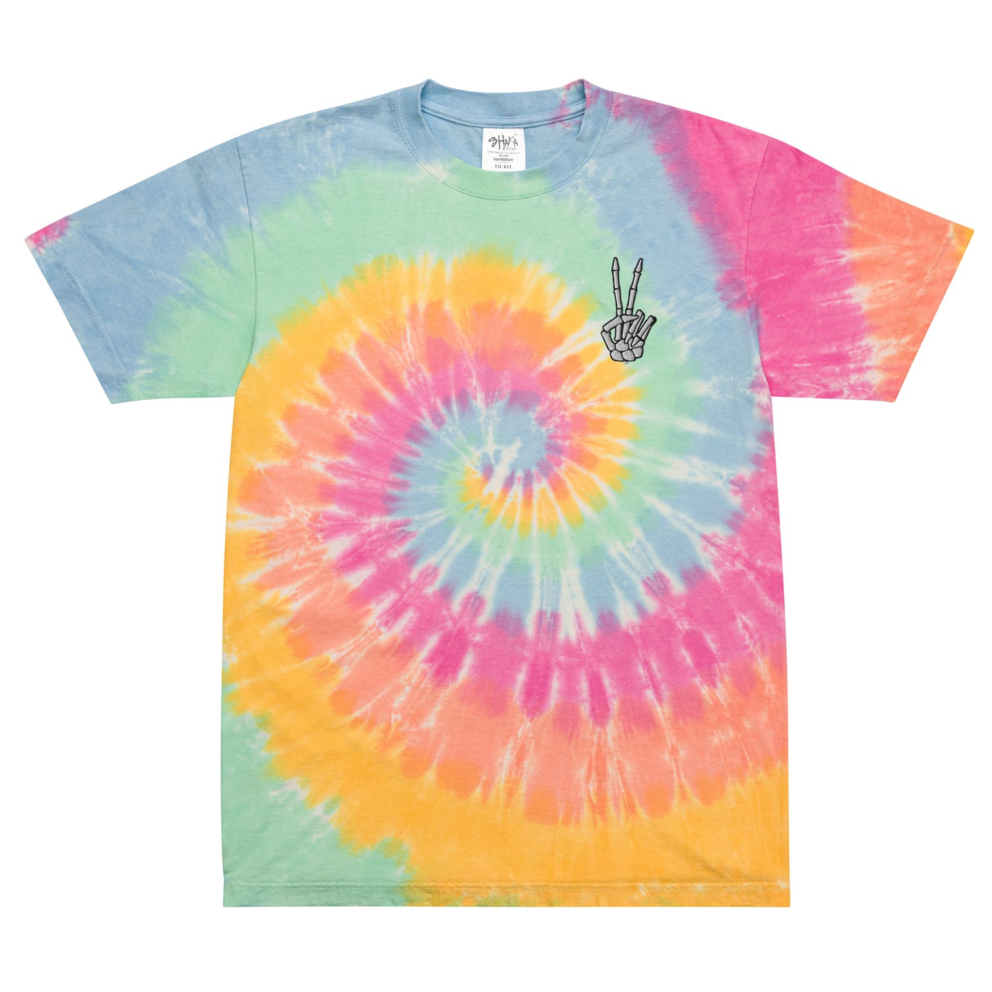 Skelly Hand Tie Dye Oversized Tee