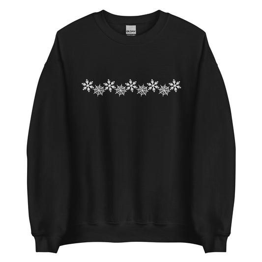 Spooky Snowflakes Crewneck