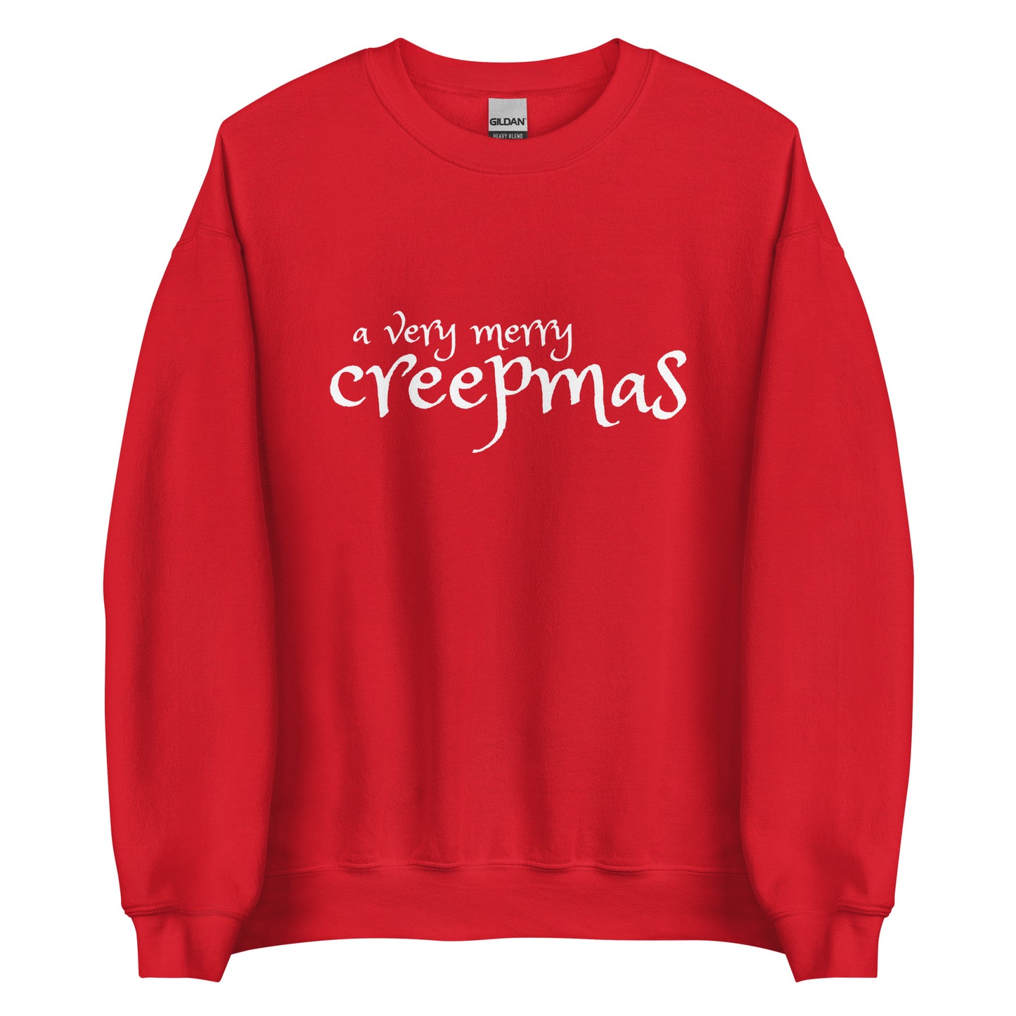 Very Merry Creepmas Crewneck - Solid Red