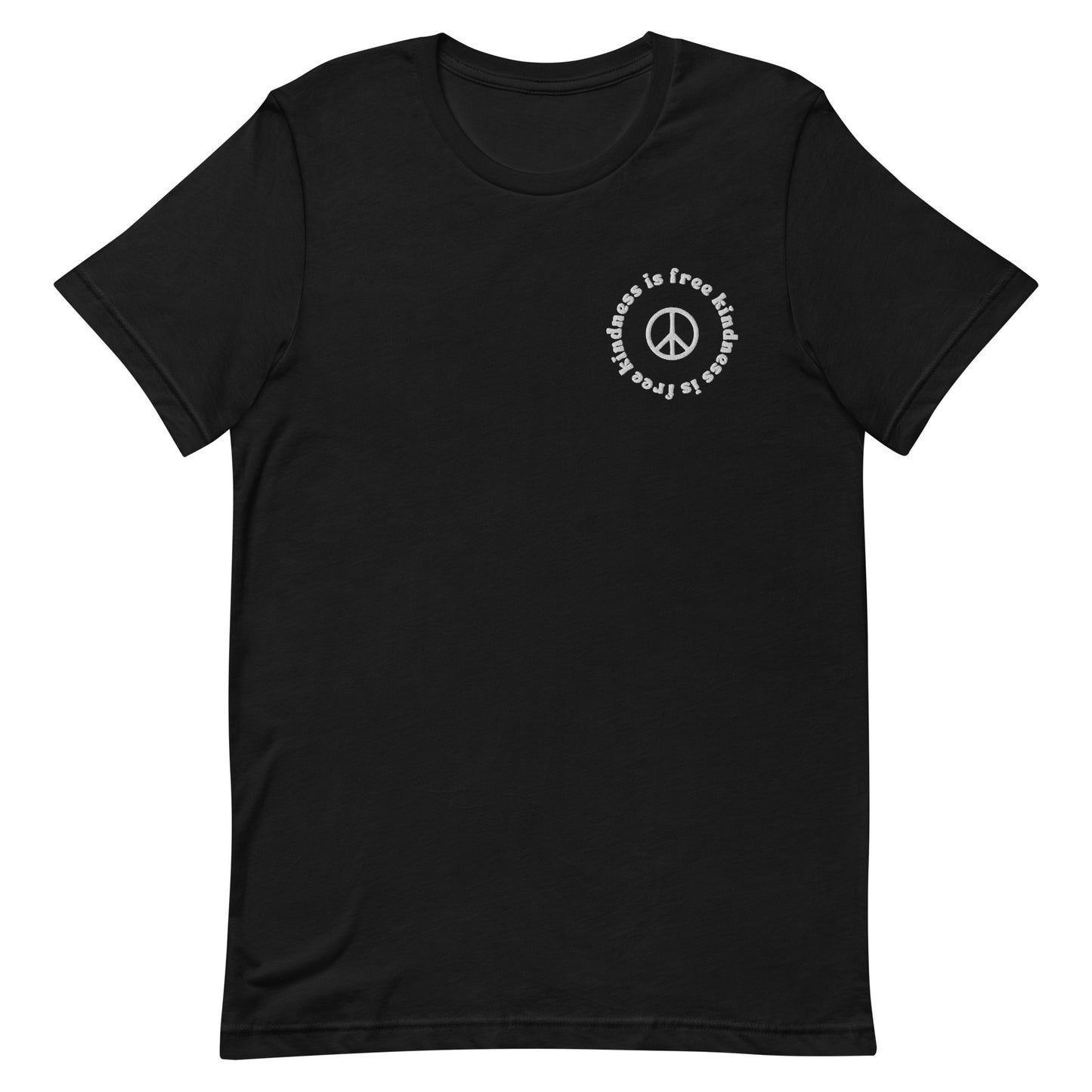 Kindness Is Free Peace Sign Tee